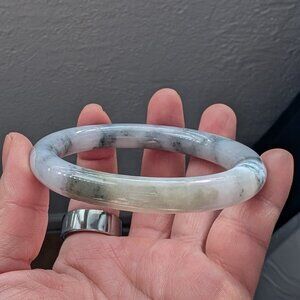 Grade A Natural Burmese Jade Bangle